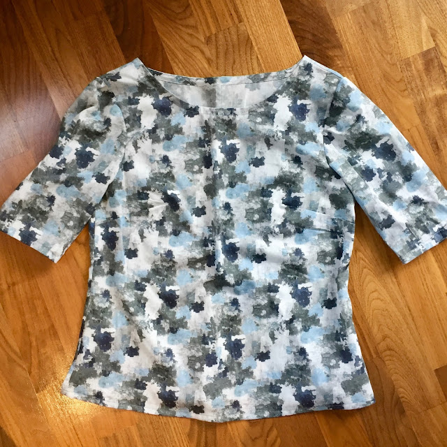 Diary of a Chain Stitcher: John Lewis Cotton Lawn Print Colette Laurel Blouse