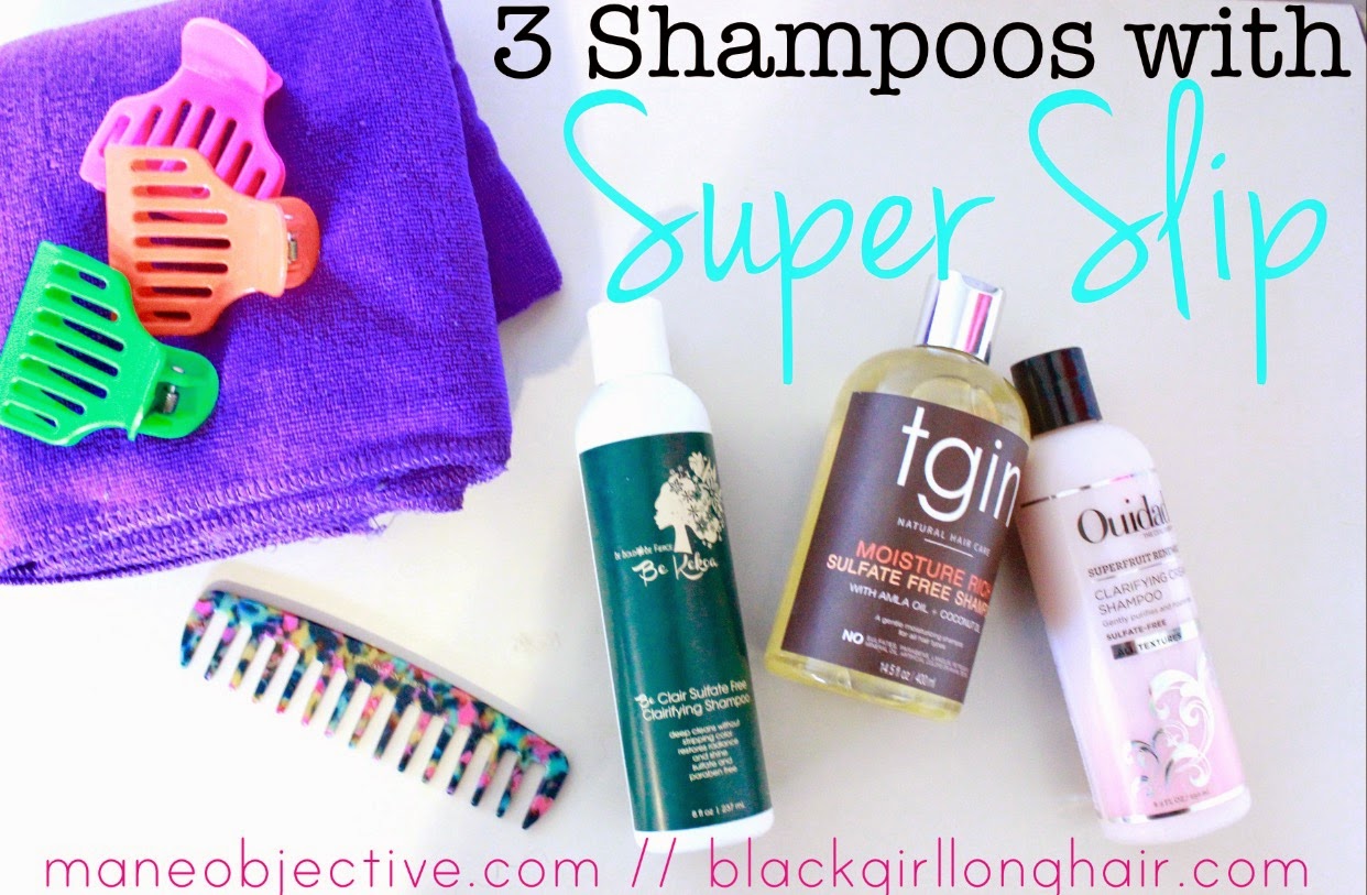 3 Shampoos With Super Slip For Natural Hair BGLH Marketplace