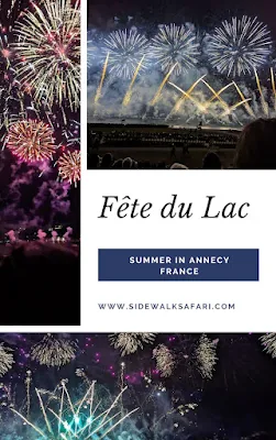 Annecy Fireworks - Fête du Lac - Summer in France