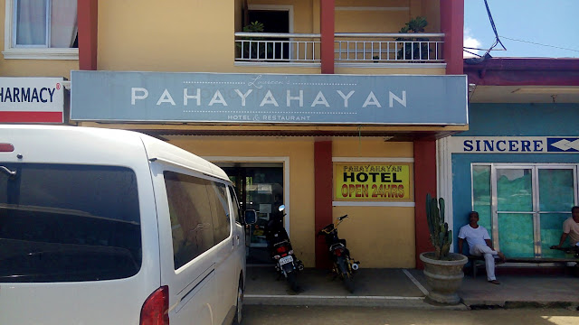 entrance of Pahayahayan Hotel & Restaurant in Allen, Northern Samar