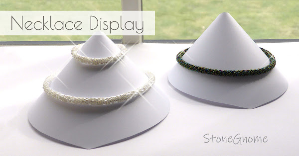 Necklace Display - for Beaded Crochet Necklaces
