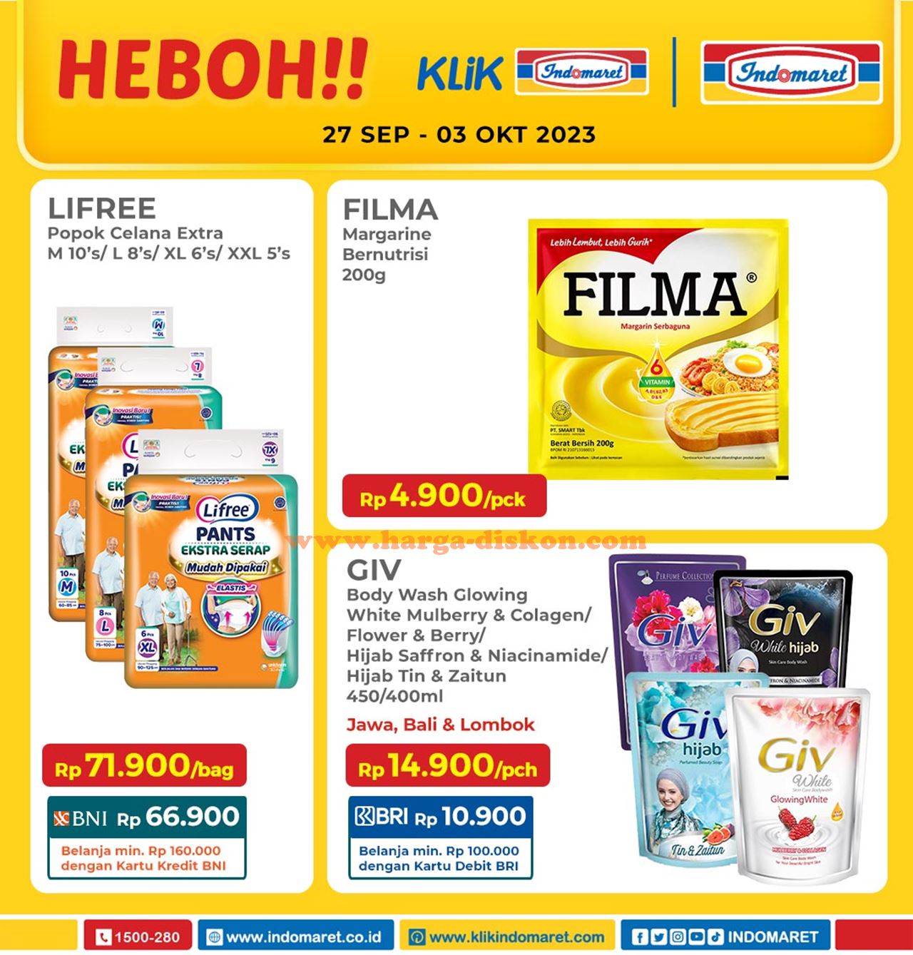 Promo Heboh INDOMARET dan Product of The Week 27 September - 3 Oktober 2023