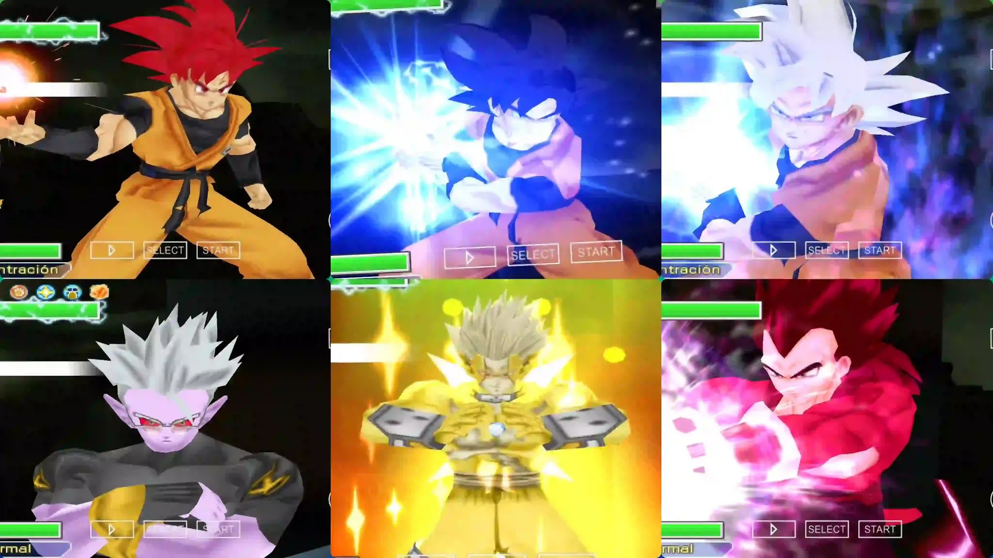 Super Dragon Ball Heroes Goku all Forms