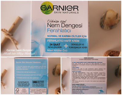 Garnier'in Nem Dengesi - Normal ve Karma Ciltler