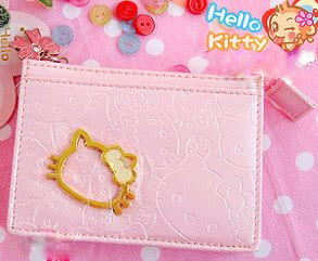 Hello Kitty Pink Coin Purse and Card Holder