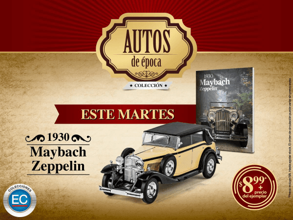 coleccion autos de epoca 1:43 el comercio ecuador, maybach zeppelin 1:43