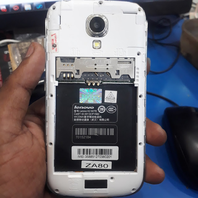 LENOVO K2 NOTE QUALCOMM FIRMWARE FLASH FILE 100% TESTED