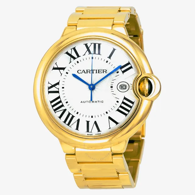 أفضل ساعة كارتير رجالية "Cartier 18Kt Ballon Bleu"