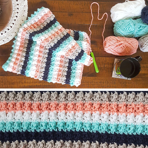 Ever So Striped Crochet Baby Blanket - Free Pattern