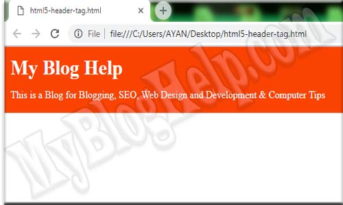 Example-of-header-tag-html5