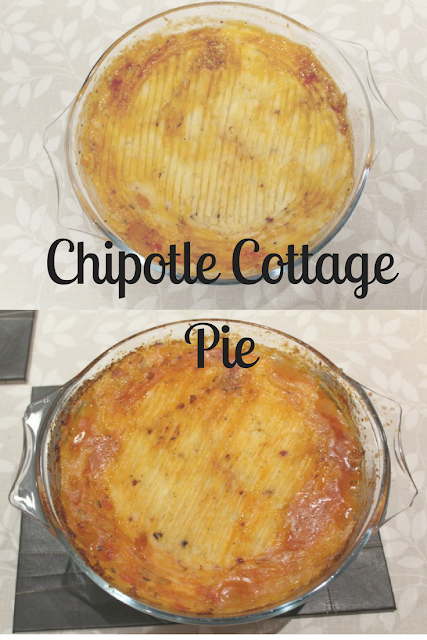 Chipotle infused cottage pie recipe. Nourish ME: www.nourishmeblog.co.uk