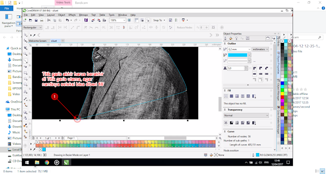 Cara Membuat Desain Foto Siluet Di CorelDraw Yang Benar Dan Rapi