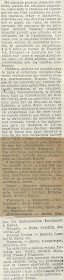 Recorte de prensa sobre el III Campeonato Mundial Universitario de Ajedrez - Uppsala 1956