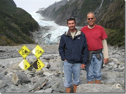 Stan and Steve at Franz Josepf Glacier