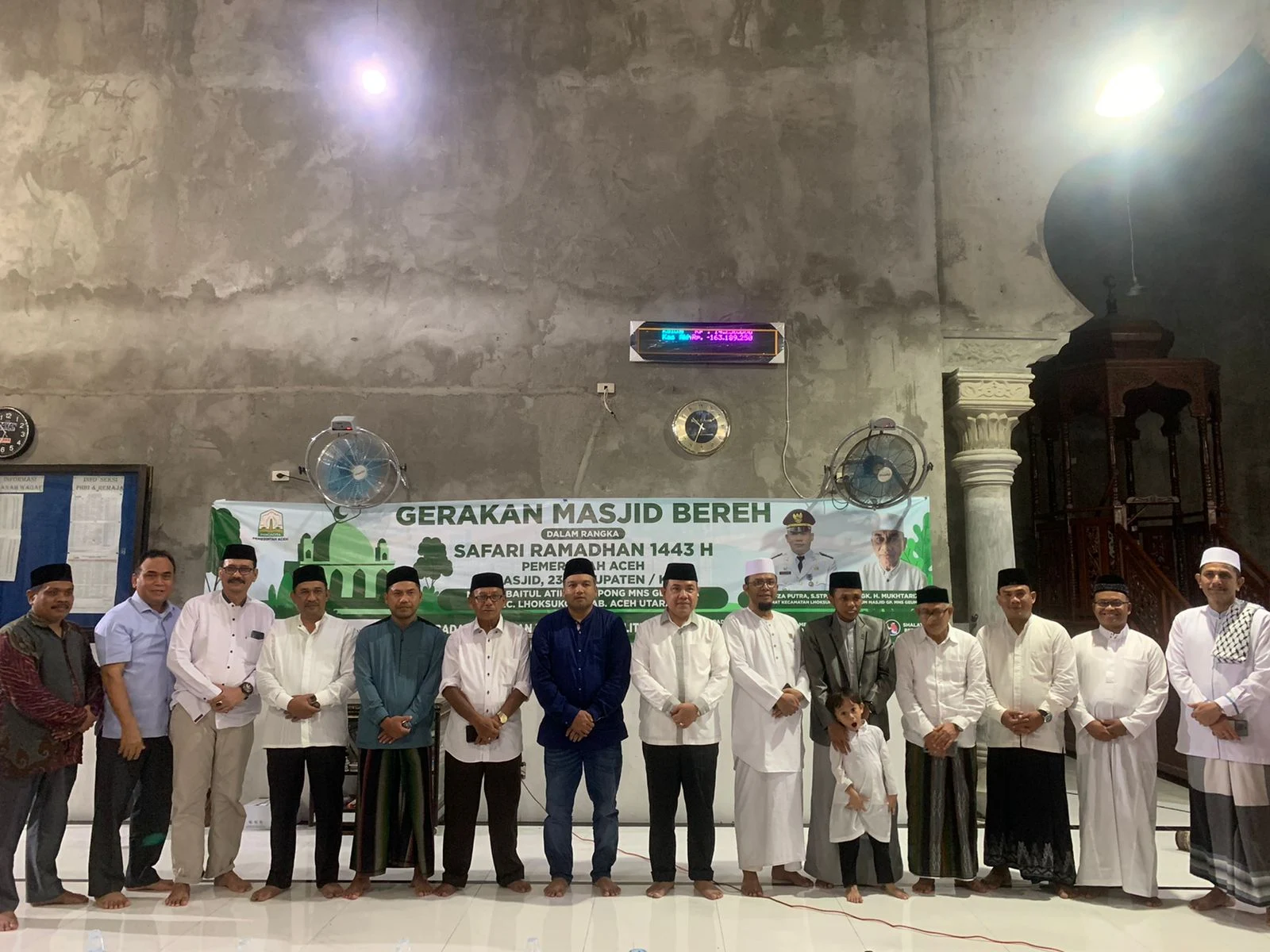 Pemkab Aceh Utara Sambut Kedatangan Tim Safari Ramadhan Pemerintah Aceh di Masjid Baitul Atiq