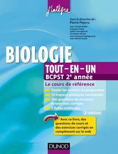 Livre Biologie tout-en-un BCPST 2e année PDF