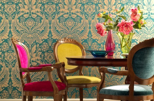 Bright Colored Dining Room Chairs