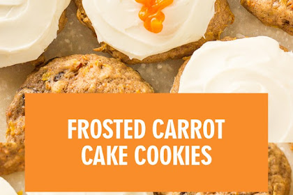 FROSTED CARROT CAKE COOKIES