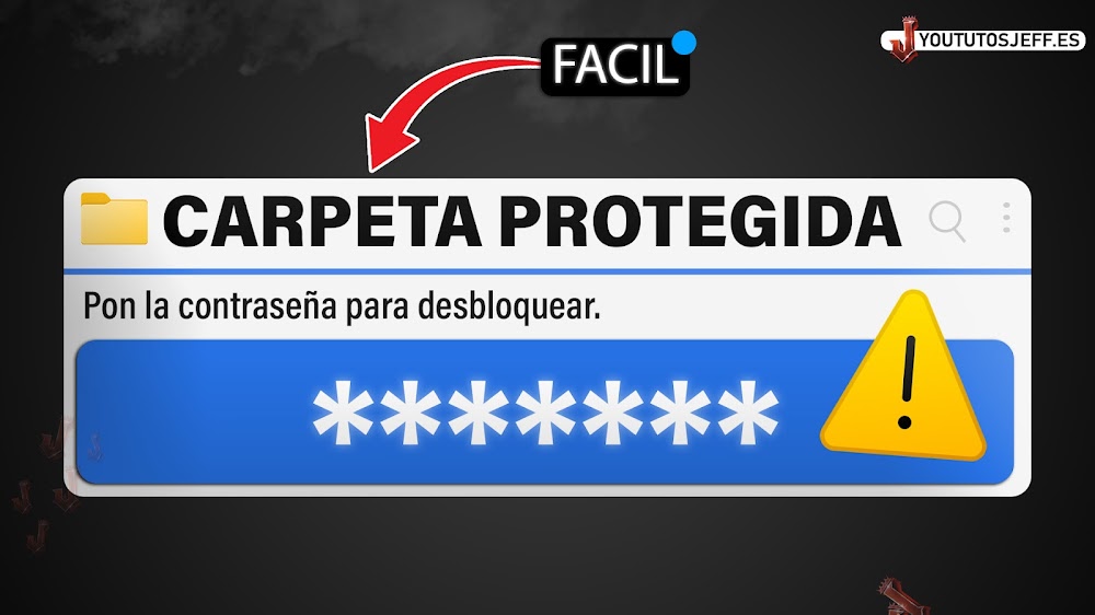 Poner CONTRASEÑA a una CARPETA en Windows FACIL 🔵