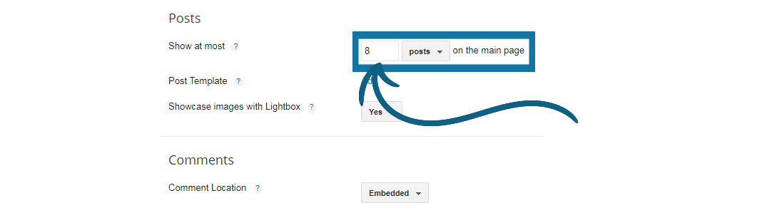 How to Change Number of Posts Shown on Homepage in Blogspot