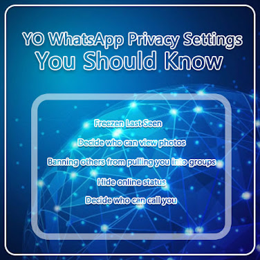 YO WhatsApp Privacy Settings you should know