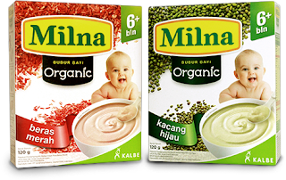 Milna Bubur Bayi Organik, MPASI Terbaik untuk Si Kecil.