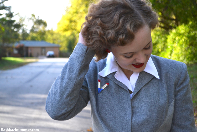 Flashback Summer: 1940s Victory Suit - Veterans Day outfit