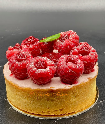 TARTE FRAMBOISE de CYRIL LIGNAC