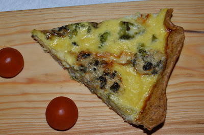 Quiche de Brócolos e Queijos