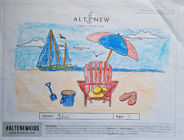 Altenew kid's coloring contest