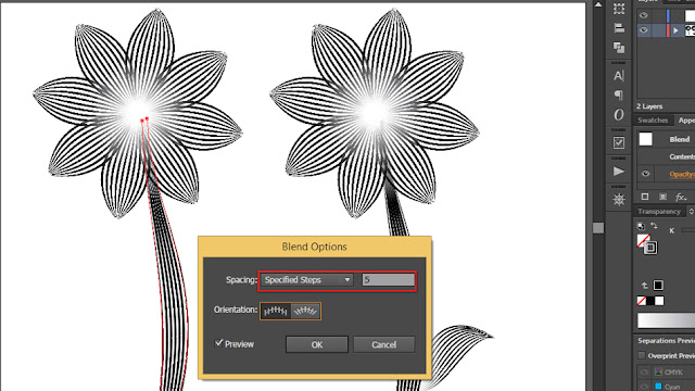 AdobeMasters.blogspot.com - Cara Menggunakan Blend Tools Di Adobe Illustrator