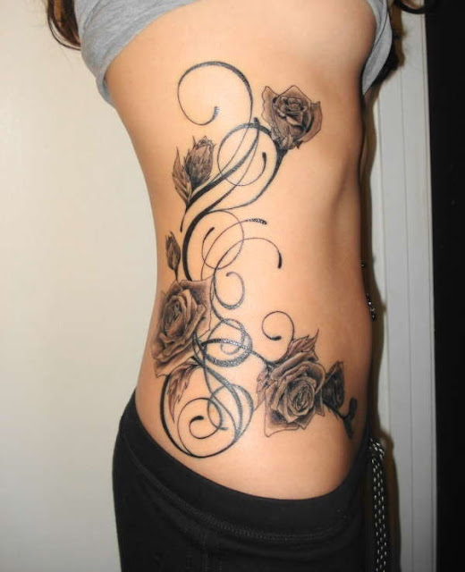 Rose Drawing Tattoo