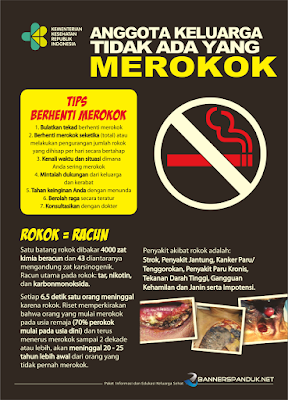 Poster kesehatan tentang bahaya merokok cdr