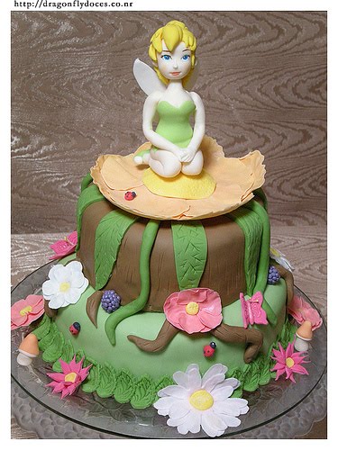 Wedding Cakes Tinkerbell Disney Cartoon Characters For Wedding Cakes