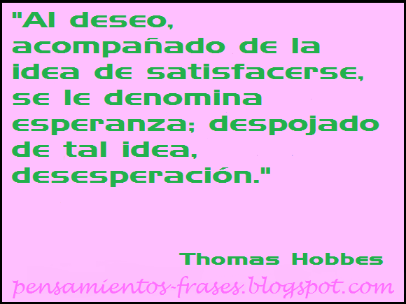 frases de Thomas Hobbes