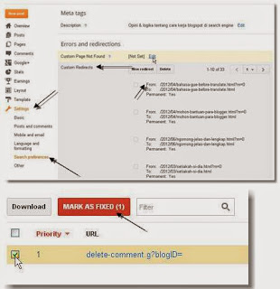 mengatasi crawl errors