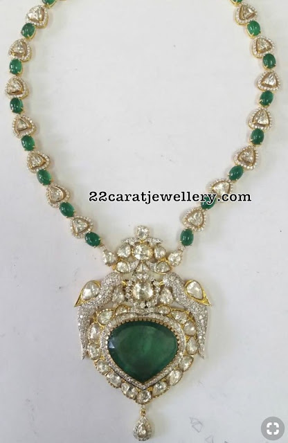 Pota Emerald Diamond Set 