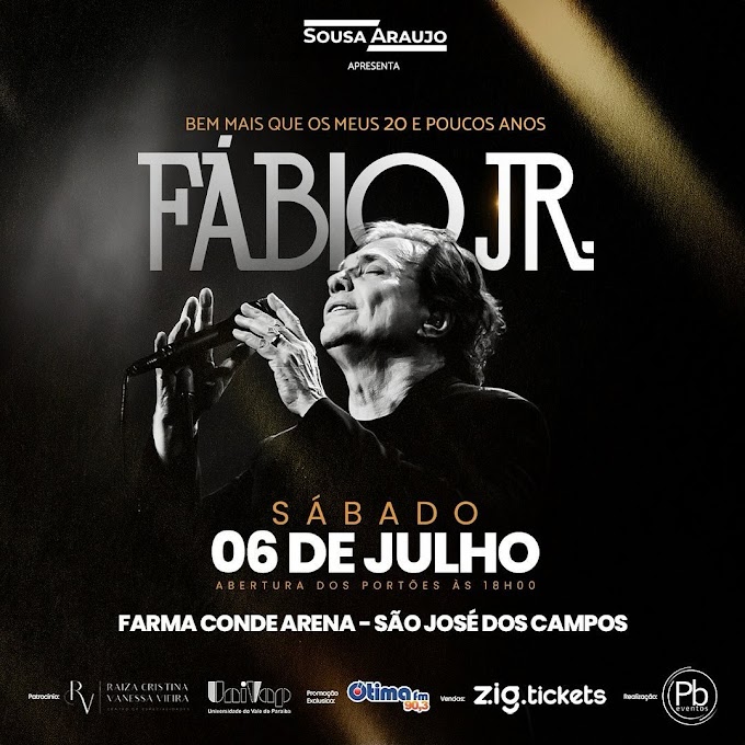 06/07/2024 Show do Fábio Junior em São José dos Campos [Farma Conde Arena]