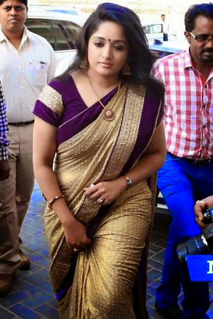 kavya madhavan hot in saree 