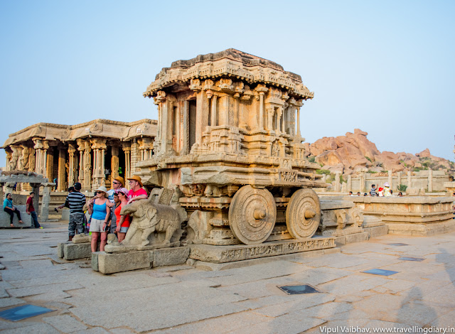 Chariot, vitthala temple, hampi