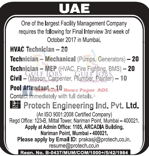 Largest facility management co Jobs for UAE