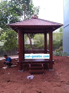 Harga Gazebo Kecil Kayu Kelapa