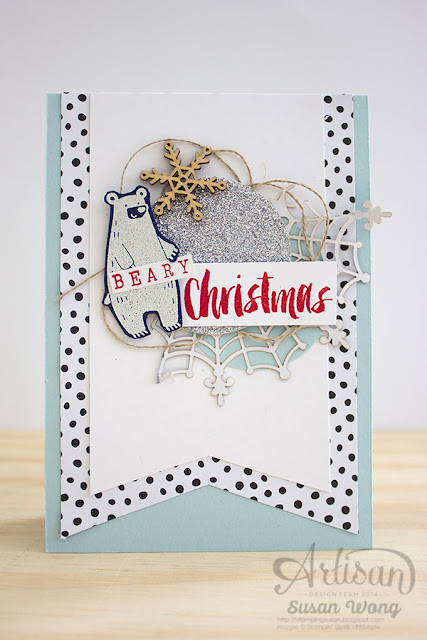 Thankful Forest Friends 'Beary' Christmas Card ~ Susan Wong