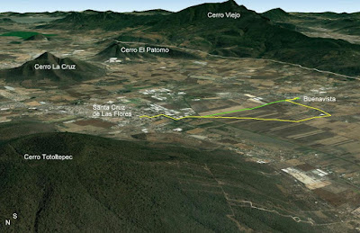 Senderismo rural - Mapa rutas Buenavista a Santa Cruz de las Flores