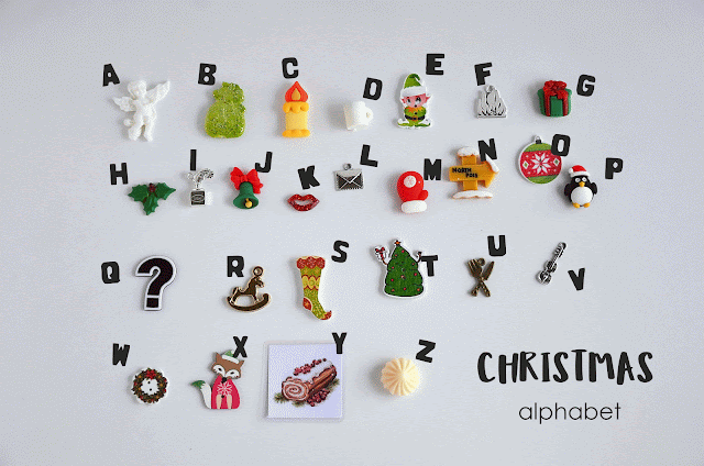 Christmas ABC sets TomToy alphabet miniatures