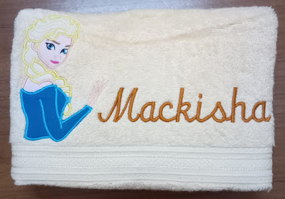 personalized bath towels, embroidered children's towels, personalized kid towels, cartoon towels