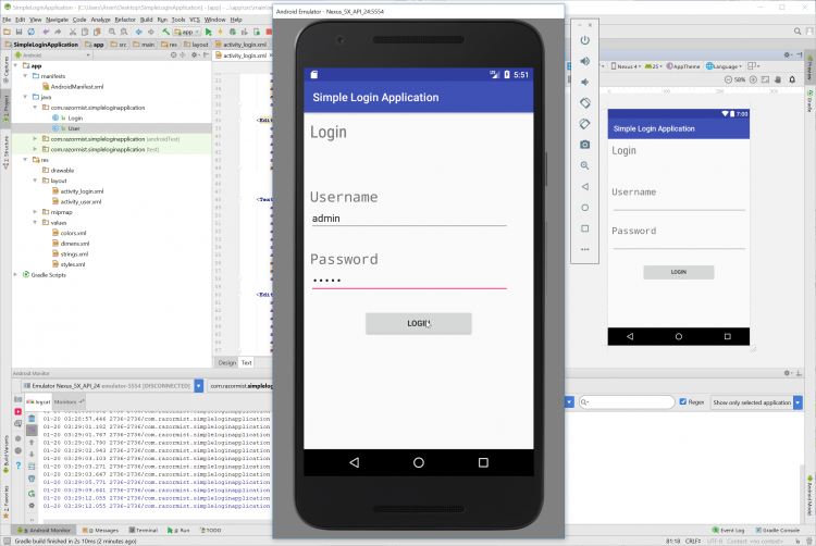 Download Simple Android Login Application With Source Code