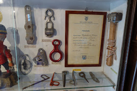 private museum of mountain climbing gear for Italian Alps