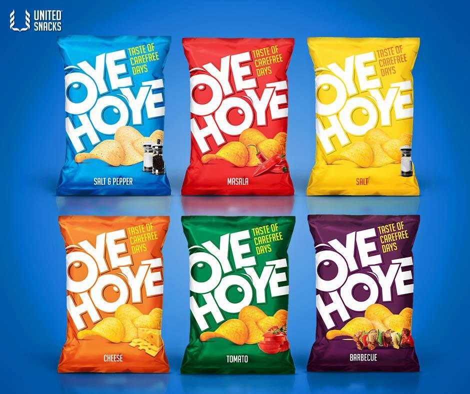United Snacks launch Oye Hoye Potato Chip in 6 Flavours ...