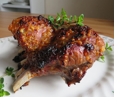 Apricot & Mustard Glazed Rack of Lamb